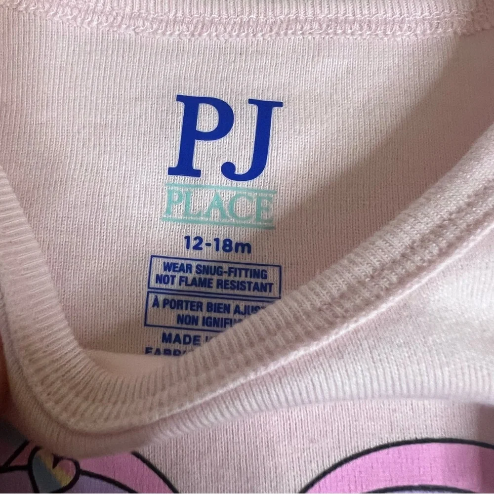 NWT PJ Place Unicorn Pajama Bundle Toddler Girls 12-18M 18-24M Sleepwear Set